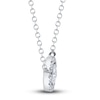 Thumbnail Image 2 of Shy Creation Diamond Pendant Necklace 1/4 ct tw Round 14K White Gold SC55024121