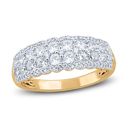Diamond Anniversary Band 1-1/2 ct tw Round 14K Yellow Gold