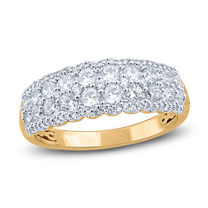 Main Image 1 of Diamond Anniversary Band 1-1/2 ct tw Round 14K Yellow Gold