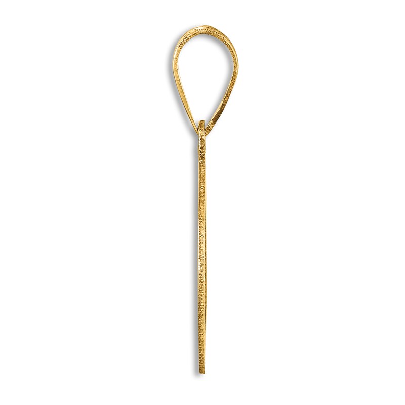 Initial D Charm 14K Yellow Gold 18"