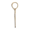 Thumbnail Image 2 of Initial T Charm 14K Yellow Gold 18"