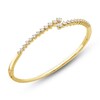 Thumbnail Image 3 of Diamond Bangle Bracelet 1-1/2 ct tw Round 14K Yellow Gold