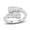 Thumbnail Image 1 of Lab-Grown Diamond Wrap Ring 3 ct tw Round 14K White Gold