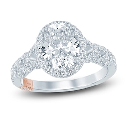 Pnina Tornai Oval & Round-Cut Lab-Grown Diamond Engagement Ring 2-3/8 ct tw 14K White Gold