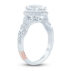 Thumbnail Image 2 of Pnina Tornai Oval & Round-Cut Lab-Grown Diamond Engagement Ring 2-3/8 ct tw 14K White Gold