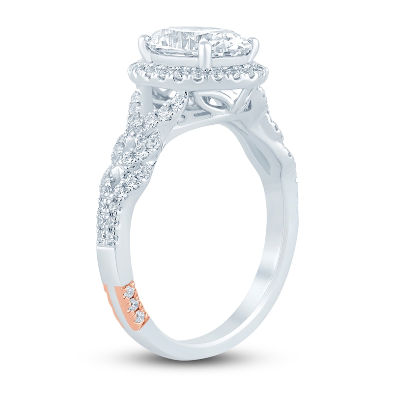 Main Image 2 of Pnina Tornai Oval & Round-Cut Lab-Grown Diamond Engagement Ring 2-3/8 ct tw 14K White Gold