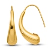 Thumbnail Image 0 of Puffy Teardrop Earrings 14K Yellow Gold