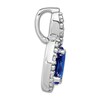 Thumbnail Image 1 of Natural Blue Sapphire Charm 1/20 ct tw Round 14K White Gold