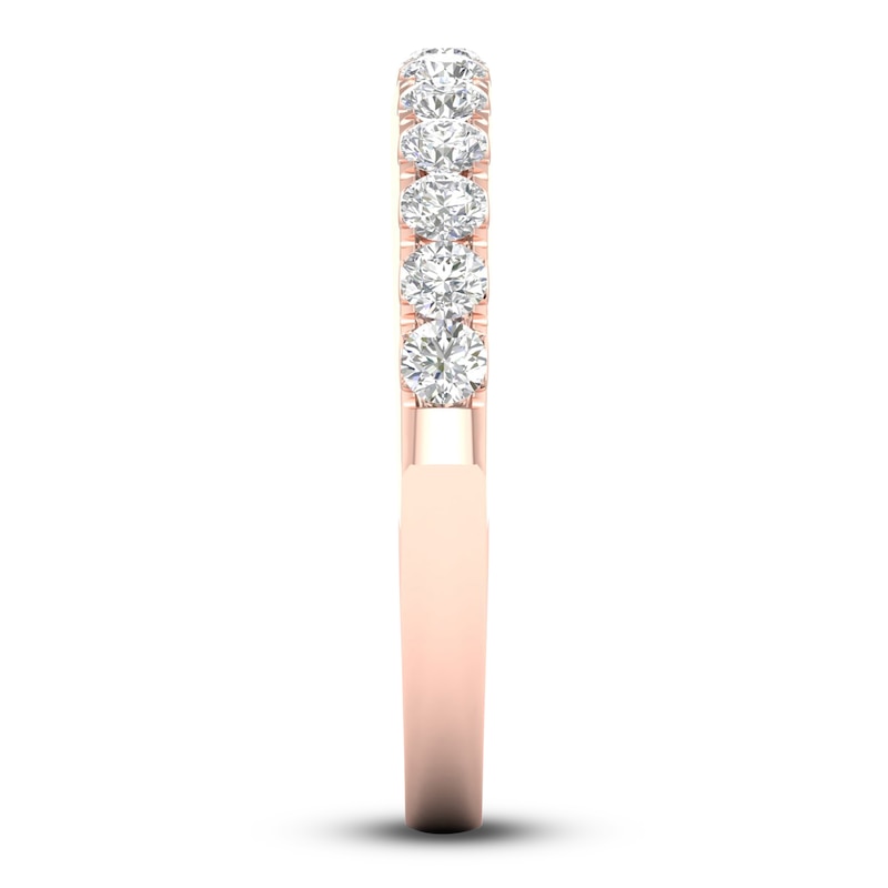 Main Image 3 of Diamond Wedding Band 1/2 ct tw Round 14K Rose Gold