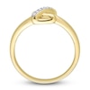 Thumbnail Image 3 of Y-Knot Ring Diamond Accents 14K Yellow Gold
