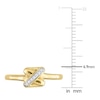 Thumbnail Image 4 of Y-Knot Ring Diamond Accents 14K Yellow Gold