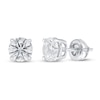 Thumbnail Image 1 of Lab-Grown Diamond Solitaire Earrings 1-1/2 ct tw Round 14K White Gold (SI2/F)