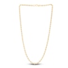 Thumbnail Image 2 of Solid Silk Rope Chain Necklace 14K Yellow Gold 24" 3.7mm