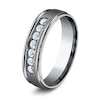 Thumbnail Image 2 of Men's Diamond Wedding Band 3/8 ct tw Round Tantalum 6.0mm