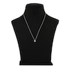 Thumbnail Image 3 of Diamond Letter D Necklace 1/20 ct tw Round 14K White Gold 18"