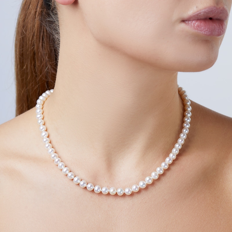 Freshwater Pearl Necklace with Fair Trade Beads - Home