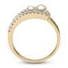 Thumbnail Image 3 of Yoko London Akoya Cultured Pearl Ring 1/4 ct tw Diamonds 18K Yellow Gold