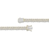Thumbnail Image 2 of Men's Diamond Curb Bracelet 1 ct tw Round 10K Yellow Gold 8.5"