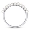 Thumbnail Image 3 of Freshwater Cultured Pearl Seed Ring 1/6 ct tw Round 14K White Gold