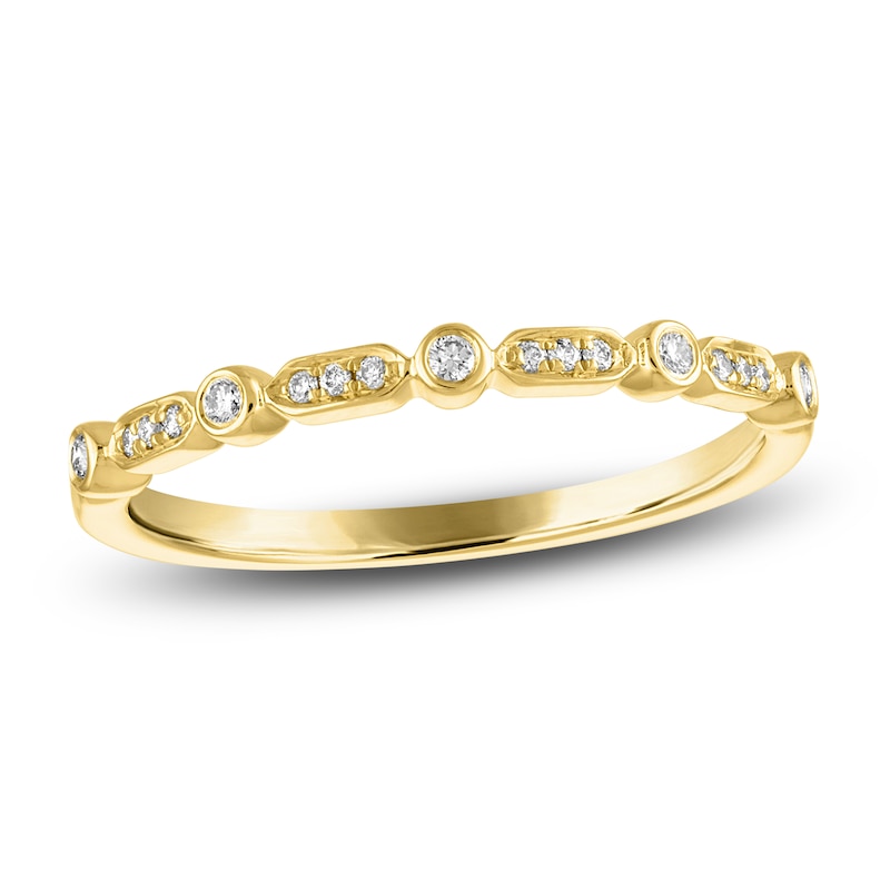 Main Image 1 of Diamond Stackable Anniversary Band 1/10 ct tw 14K Yellow Gold