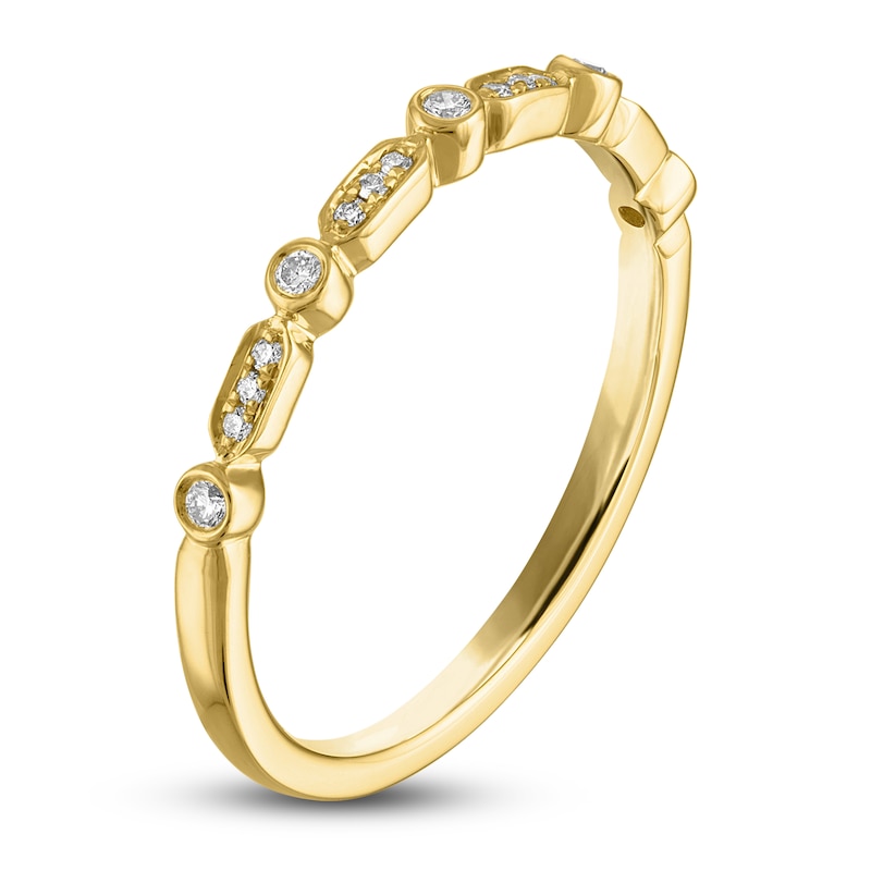 Main Image 2 of Diamond Stackable Anniversary Band 1/10 ct tw 14K Yellow Gold