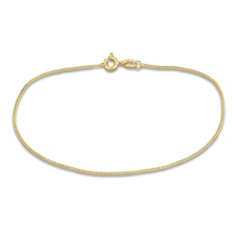 Curb Link Chain Bracelet 14K Yellow Gold