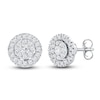 Thumbnail Image 2 of Diamond Stud Earrings 1/2 ct tw 10K White Gold