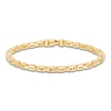 Thumbnail Image 1 of Hollow Byzantine Chain Bracelet 3.95mm 14K Yellow Gold 8.5"