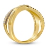 Thumbnail Image 1 of Le Vian Tramonto D'Oro Diamond Crossover Ring 1/2 ct tw 14K Honey Gold