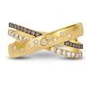 Thumbnail Image 3 of Le Vian Tramonto D'Oro Diamond Crossover Ring 1/2 ct tw 14K Honey Gold