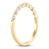 Thumbnail Image 2 of Certified Diamond Marquise & Round-Cut Anniversary Ring 1/4 ct tw 14K Yellow Gold