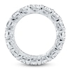 Thumbnail Image 2 of Certified Cushion-Cut Diamond Eternity Band 6-3/4 - 8-5/8 ct tw 14K White Gold