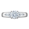 Thumbnail Image 3 of Vera Wang VOW Round-Cut Diamond Engagement Ring 1-1/4 ct tw 14K White Gold