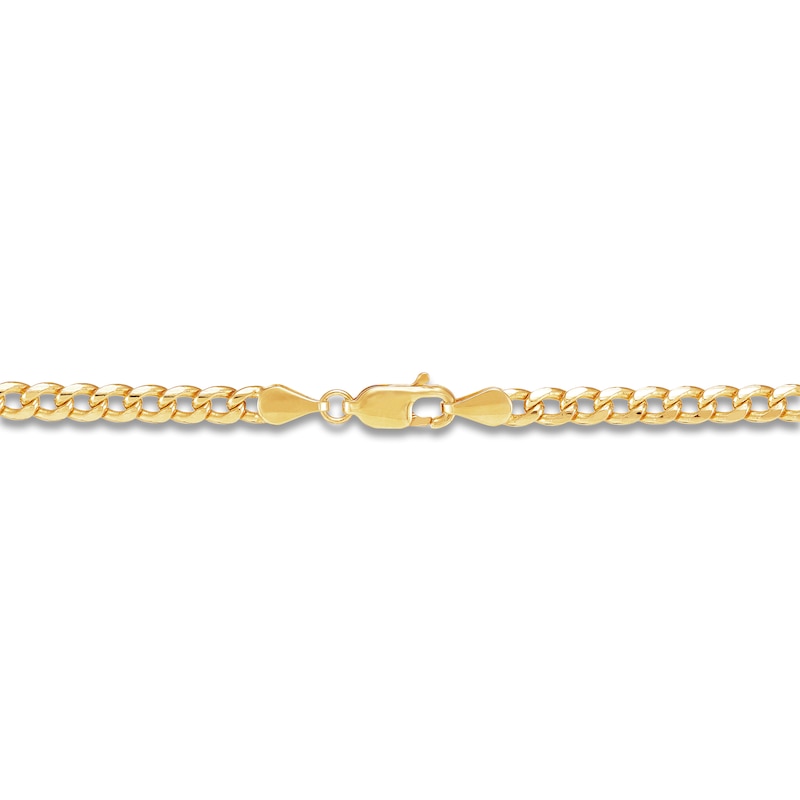 Main Image 3 of Men's Crucifix Necklace 10K Two-Tone Gold 22"