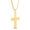 Thumbnail Image 4 of Men's Crucifix Necklace 10K Two-Tone Gold 22"