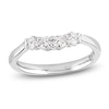 Thumbnail Image 1 of Storied Diamond Desert Sands of Eternity Four-Stone Anniversary Ring 3/8 ct tw 18K White Gold