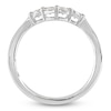 Thumbnail Image 2 of Storied Diamond Desert Sands of Eternity Four-Stone Anniversary Ring 3/8 ct tw 18K White Gold