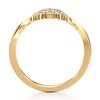 Thumbnail Image 2 of J'Lure Lab-Grown Diamond Scalloped Wedding Band 1/8 ct tw 18K Yellow Gold