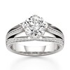 Thumbnail Image 1 of J'Lure Lab-Grown Diamond Octagon Brilliant-Cut Engagement Ring 2-3/8 ct tw 18K White Gold