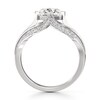 Thumbnail Image 2 of J'Lure Lab-Grown Diamond Octagon Brilliant-Cut Engagement Ring 2-3/8 ct tw 18K White Gold