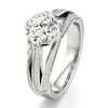 Thumbnail Image 4 of J'Lure Lab-Grown Diamond Octagon Brilliant-Cut Engagement Ring 2-3/8 ct tw 18K White Gold