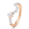 Thumbnail Image 4 of J'Lure Octagon Brilliant-Cut Lab-Grown Diamond Contour Wedding Band 1/2 ct tw 18K Rose Gold