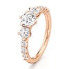 Thumbnail Image 4 of J'Lure Hexagon Brilliant-Cut Lab-Grown Diamond Engagement Ring 1-7/8 ct tw 18K Rose Gold