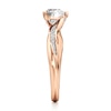 Thumbnail Image 3 of J'Lure Heart Brilliant-Cut Lab-Grown Diamond Bypass Engagement Ring 1-1/8 ct tw 18K Rose Gold