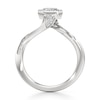 Thumbnail Image 2 of J'Lure Square-Emerald Step-Cut Lab-Grown Diamond Bypass Engagement Ring 2-1/6 ct tw 18K White Gold