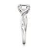 Thumbnail Image 3 of J'Lure Square-Emerald Step-Cut Lab-Grown Diamond Bypass Engagement Ring 2-1/6 ct tw 18K White Gold