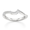 Thumbnail Image 1 of J'Lure Lab-Grown Diamond Contour Wedding Band 1/6 ct tw 18K White Gold