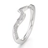 Thumbnail Image 4 of J'Lure Lab-Grown Diamond Contour Wedding Band 1/6 ct tw 18K White Gold