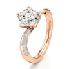 Thumbnail Image 4 of J'Lure Pentagon Brilliant-Cut Lab-Grown Diamond Bypass Engagement Ring 2-1/6 ct tw 18K Rose Gold