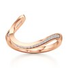 Thumbnail Image 1 of J'Lure Lab-Grown Diamond Contour Wedding Band 1/6 ct tw 18K Rose Gold